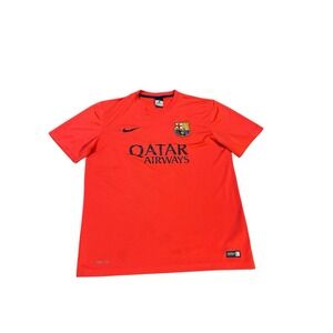 Nike 2014/15 Barcelona Lionel Messi Jersey Away Men's Large La Liga Fun Colorful